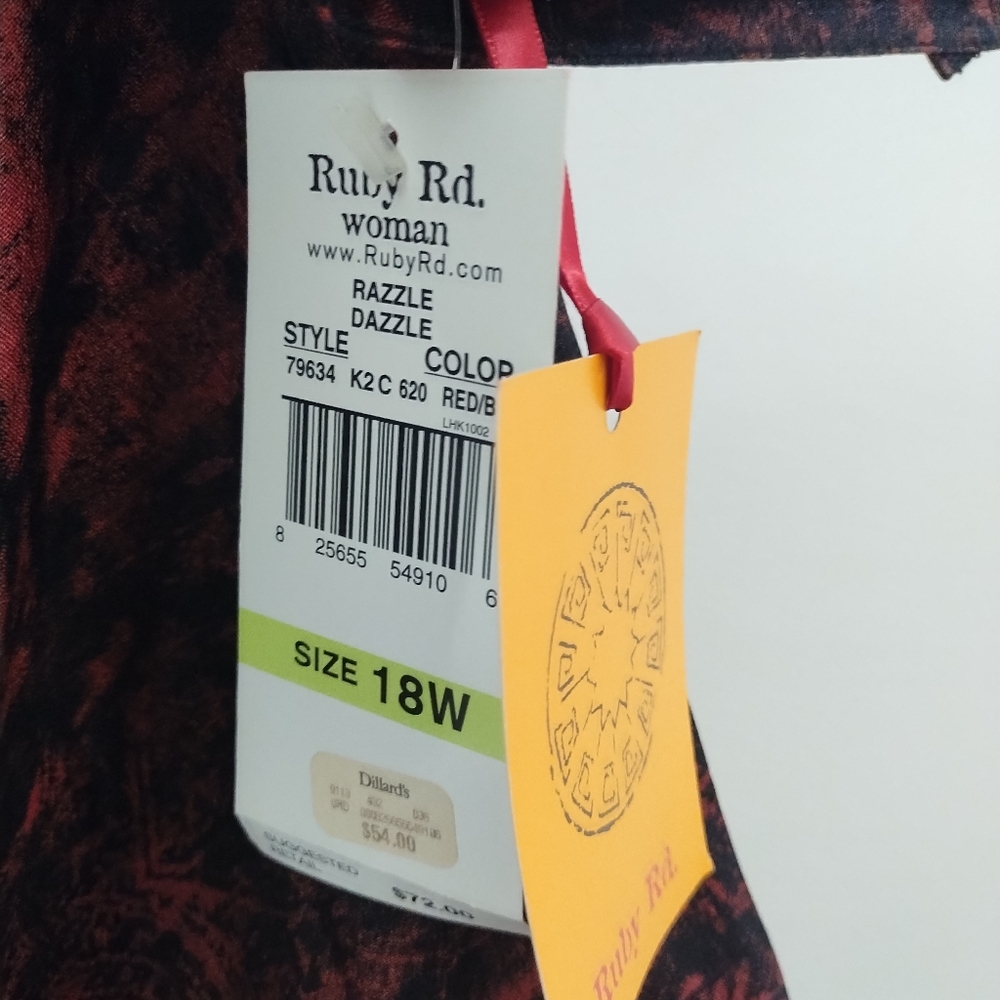 Ruby Rd Print Bomber Jacket Size 18w - image 5